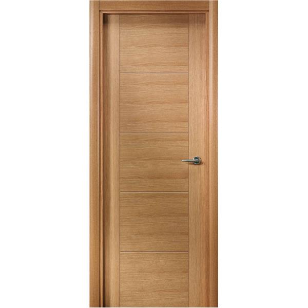 PUERTA V5V ROBLE AMERICANO 203X825X35 BARNIZADA (1 UN)